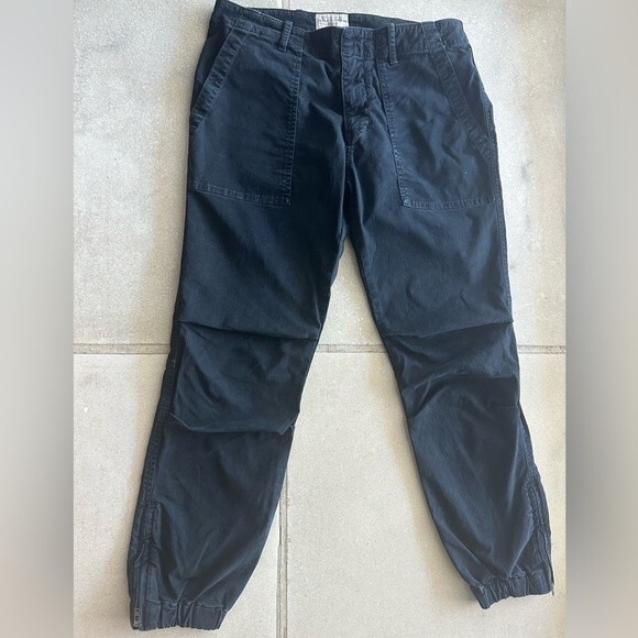 Nili Lotan Women Cotton Twill Cropped Military Pants in a Size 6 - Picture 4 of 11